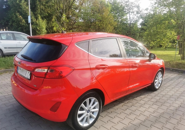 Ford Fiesta cena 38890 przebieg: 120700, rok produkcji 2017 z Złotoryja małe 497